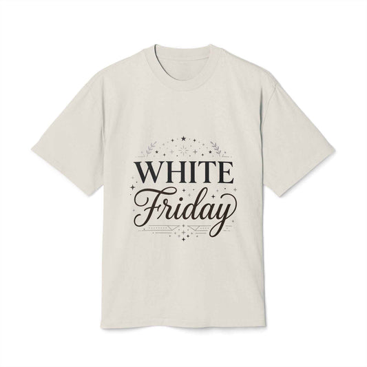 White Friday T-Shirt — Vintage Script Holiday Sale Tee