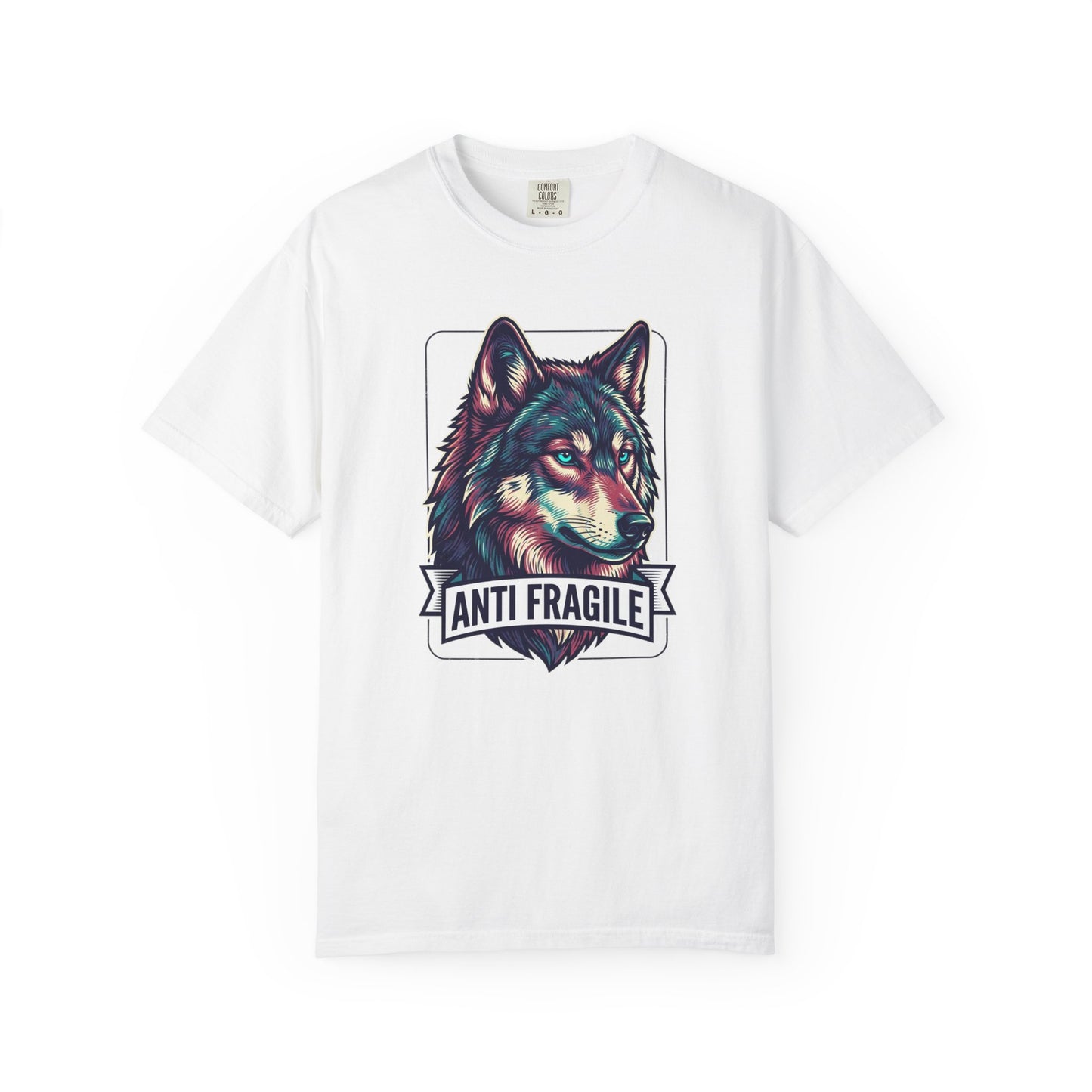 Anti Fragile Wolf T-Shirt — Bold Graphic Tribal Wolf Tee