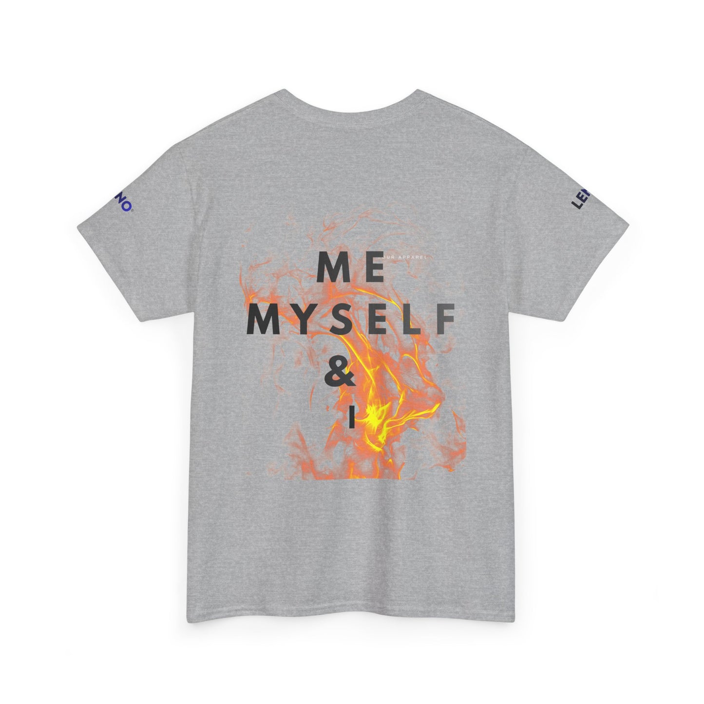 ME, MYSELF & I Flame Graphic Tee