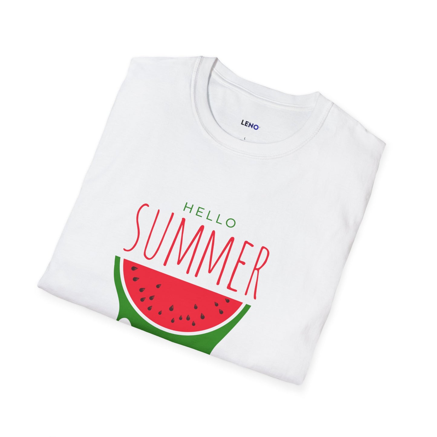 Summer Watermelon T-Shirt — "Hello Summer" Graphic Tee