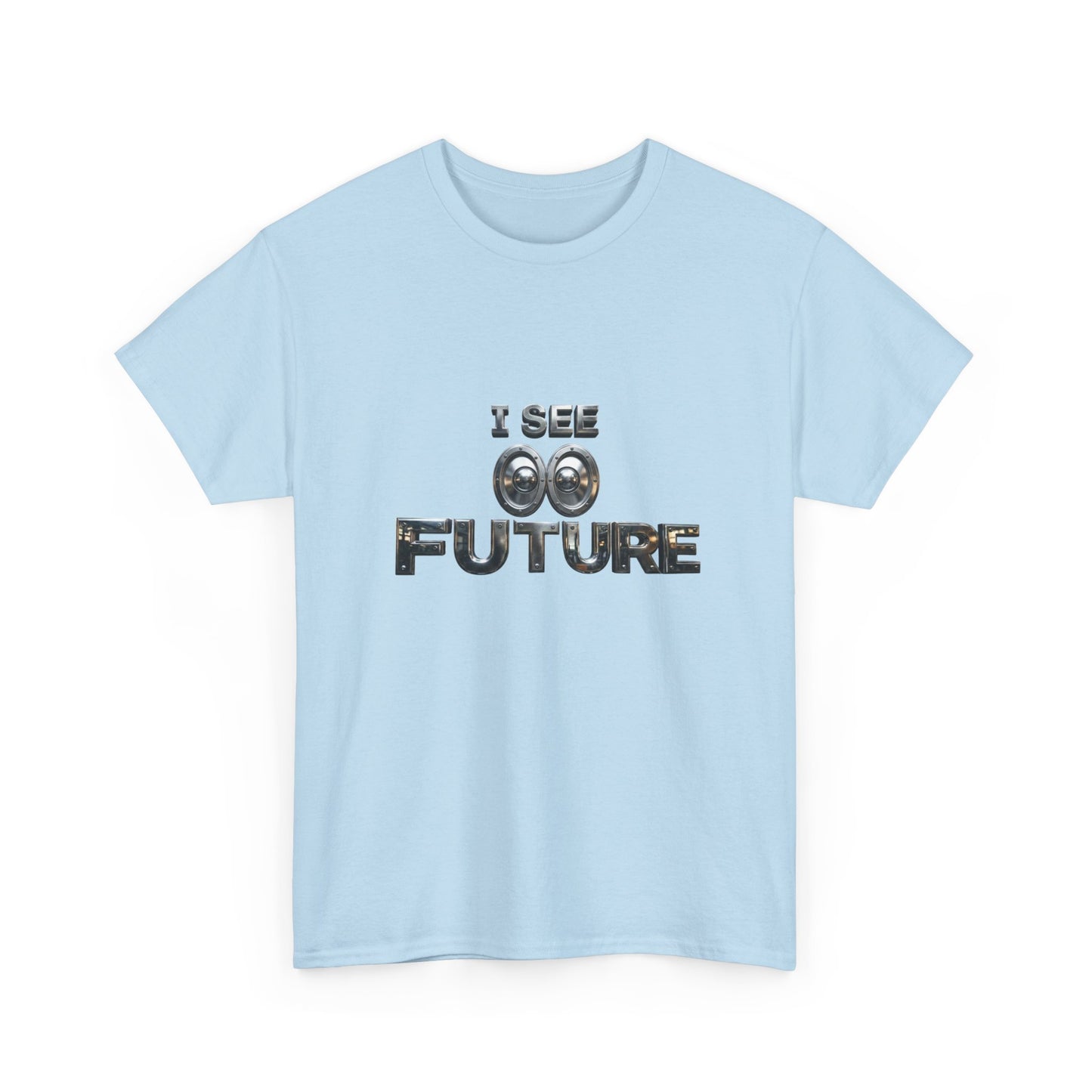 I See Future Tee — Retro Telescope Graphic T-Shirt