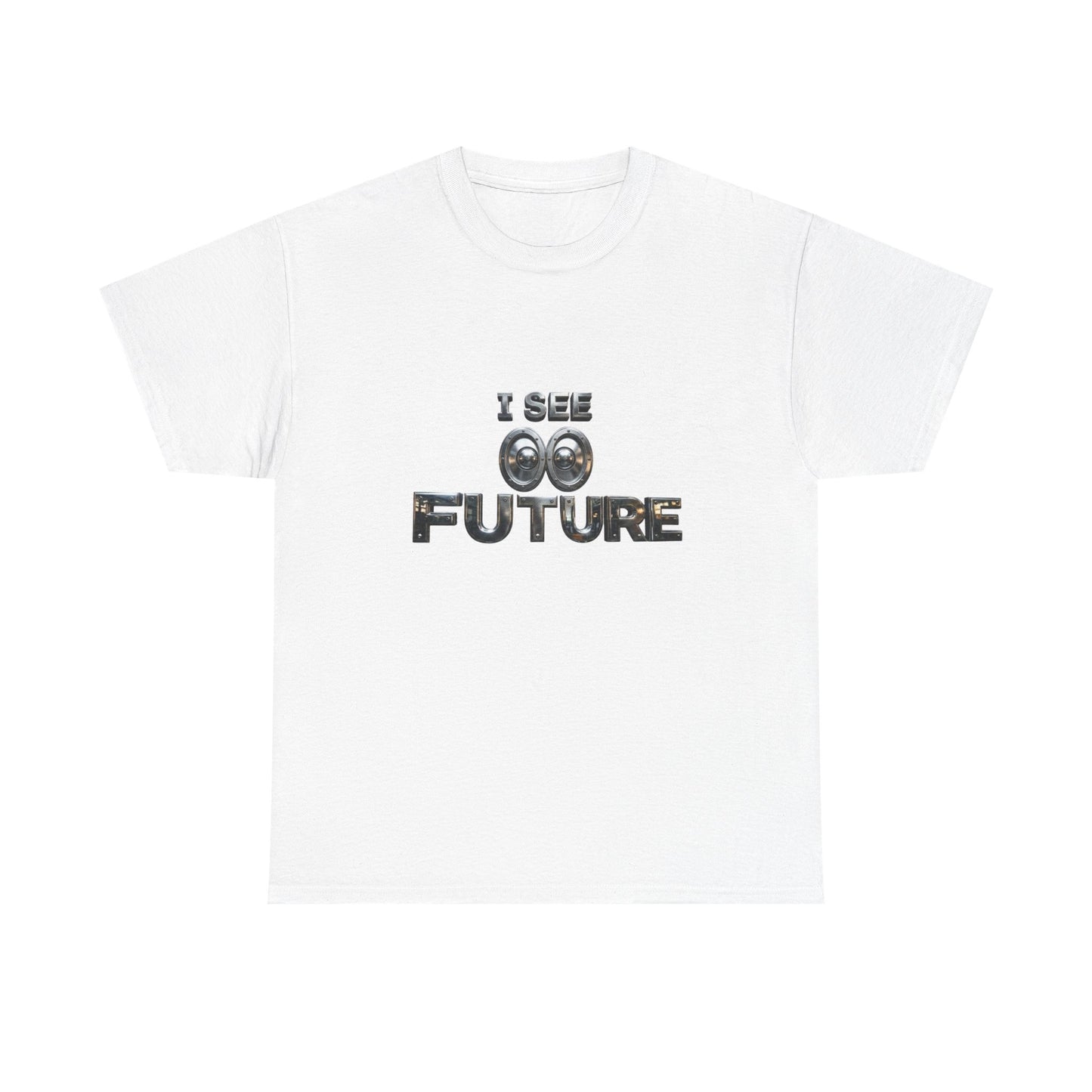 I See Future Tee — Retro Telescope Graphic T-Shirt