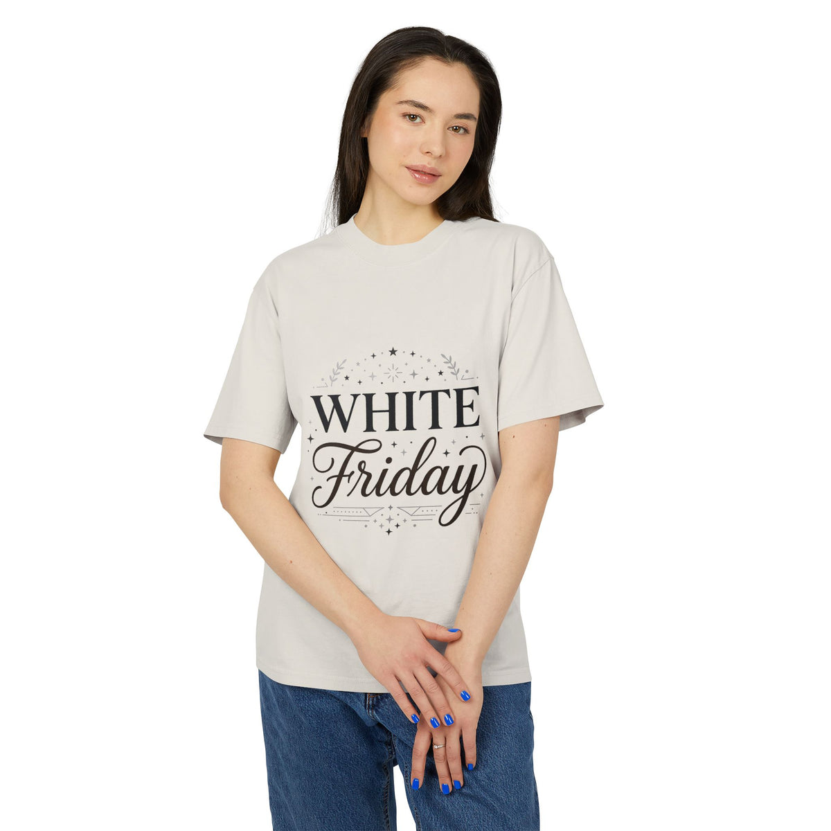 White Friday T-Shirt — Vintage Script Holiday Sale Tee