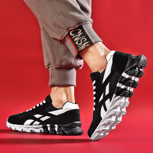 Mesh blade plus size men's sneakers