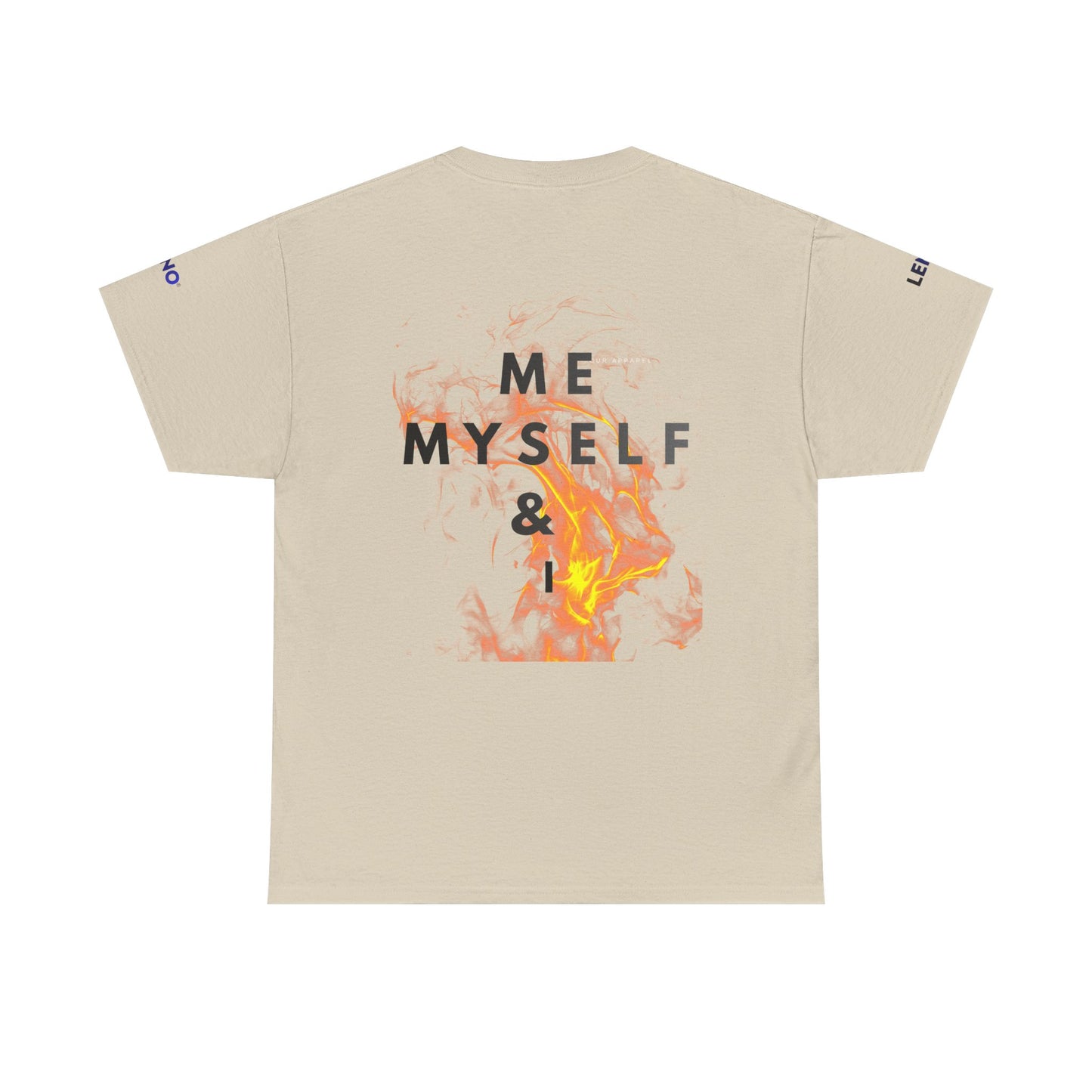 ME, MYSELF & I Flame Graphic Tee
