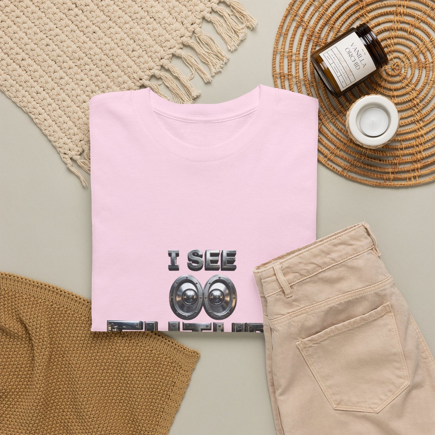 I See Future Tee — Retro Telescope Graphic T-Shirt