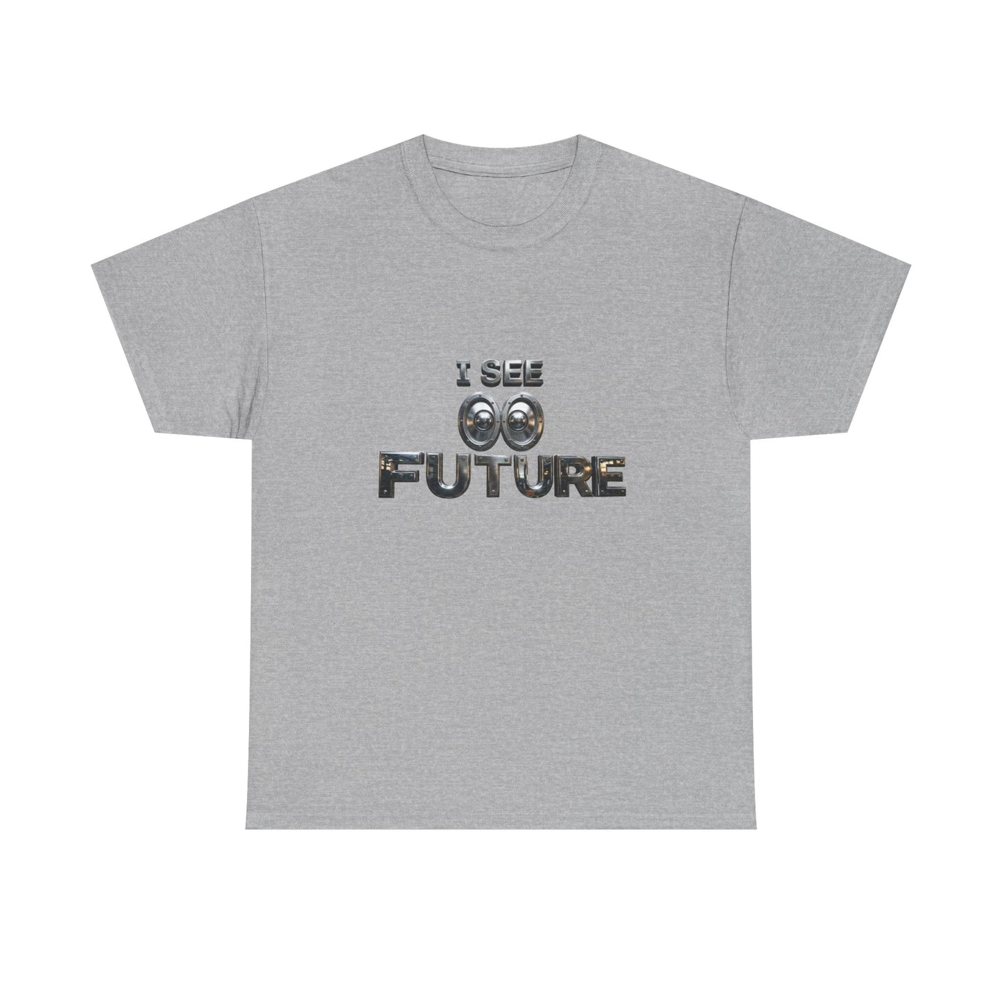 I See Future Tee — Retro Telescope Graphic T-Shirt