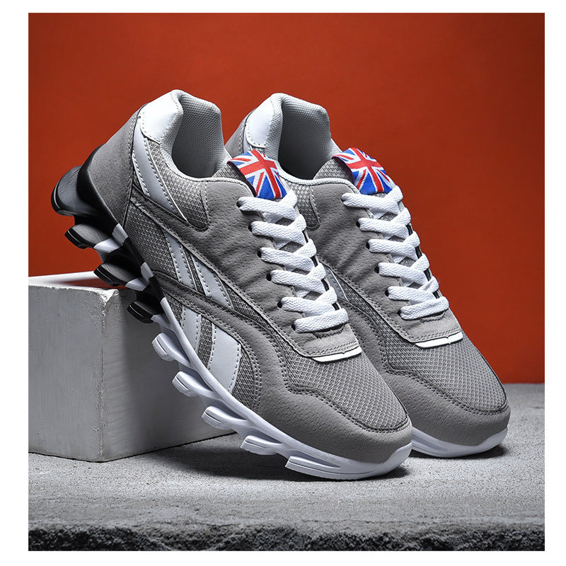 Mesh blade plus size men's sneakers