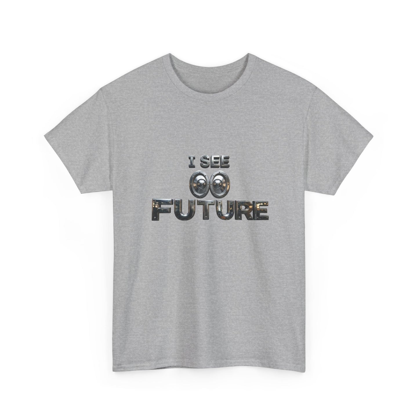 I See Future Tee — Retro Telescope Graphic T-Shirt