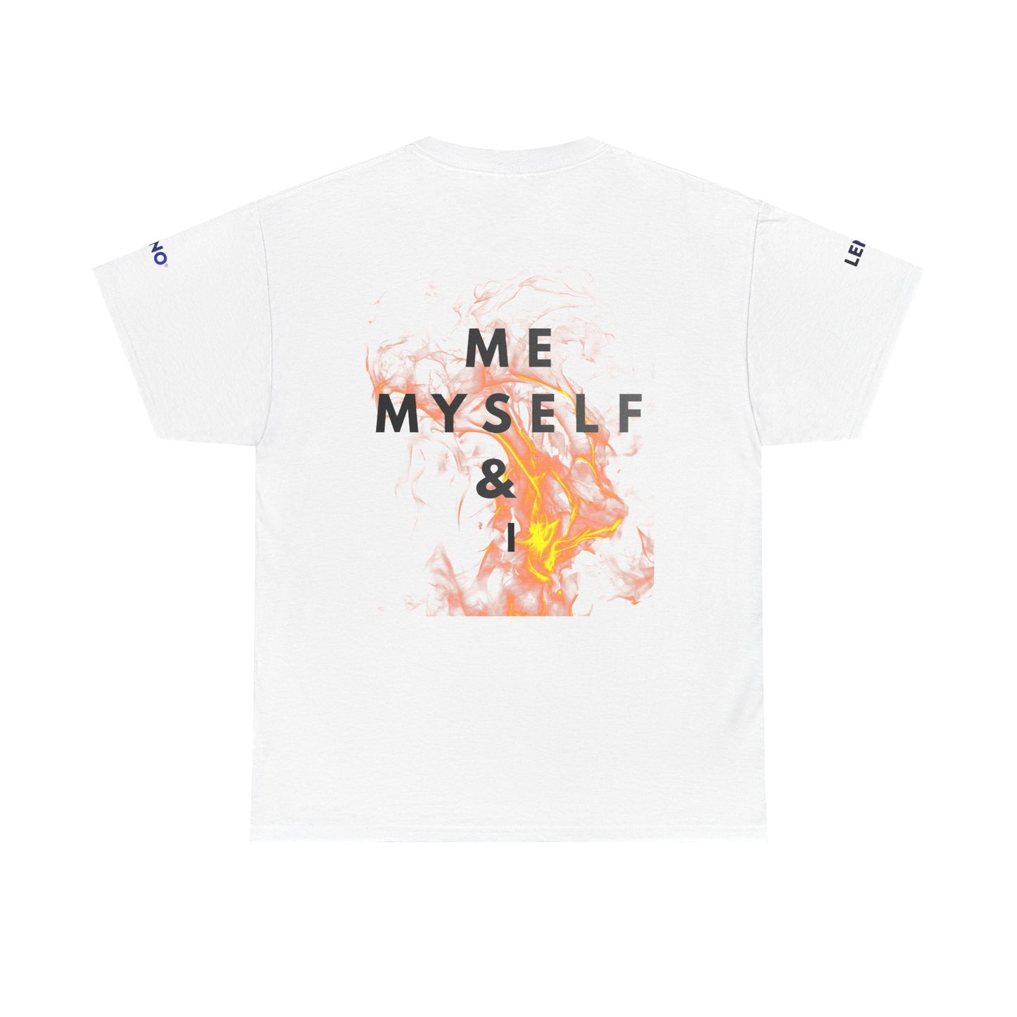 ME, MYSELF & I Flame Graphic Tee