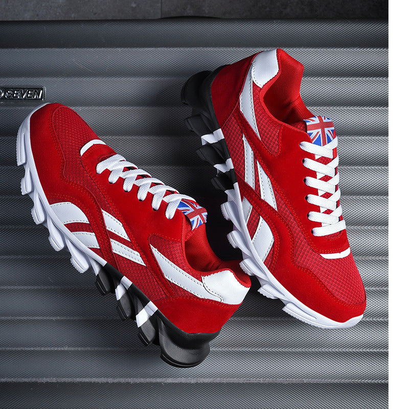 Mesh blade plus size men's sneakers