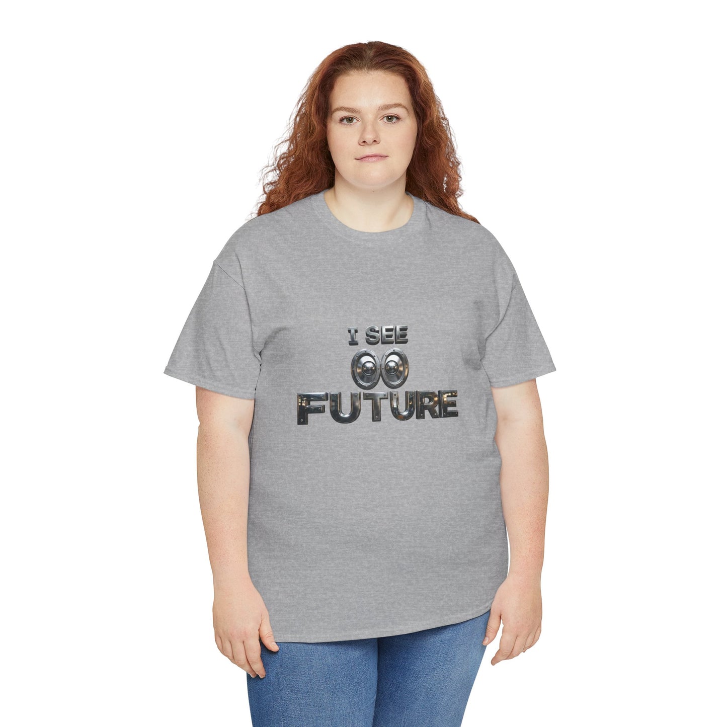 I See Future Tee — Retro Telescope Graphic T-Shirt