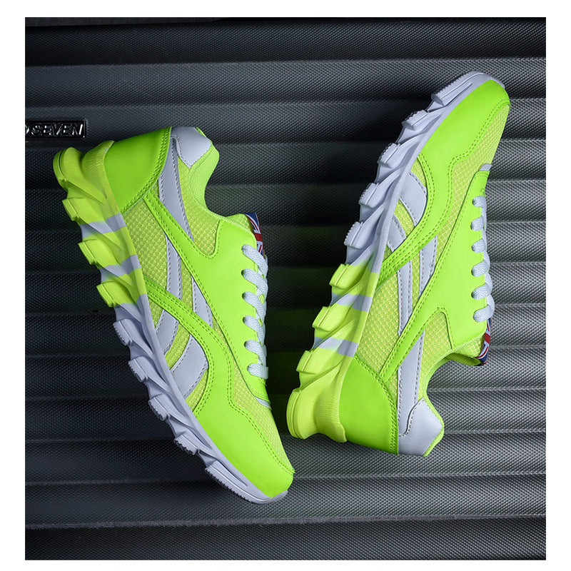 Mesh blade plus size men's sneakers