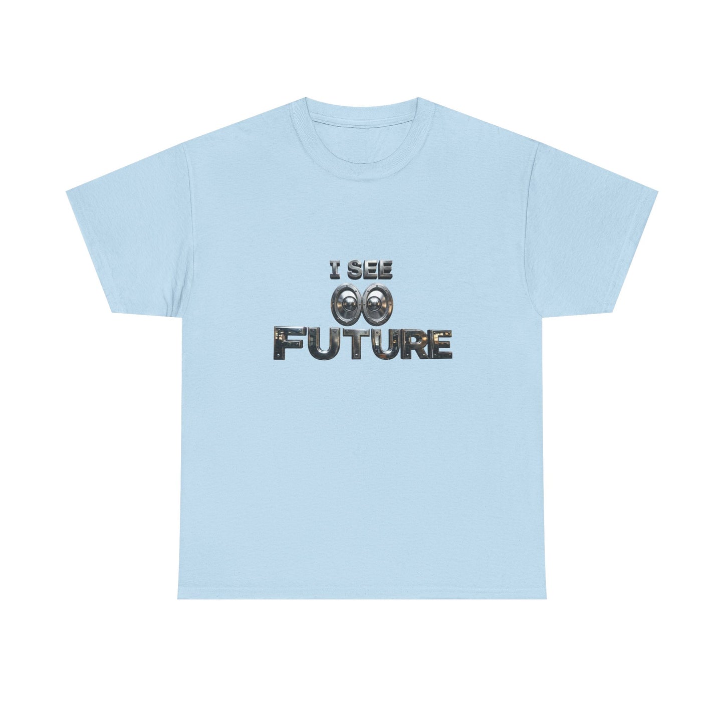 I See Future Tee — Retro Telescope Graphic T-Shirt