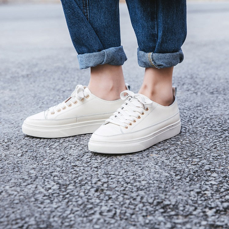 Full leather casual shoes inside and outside