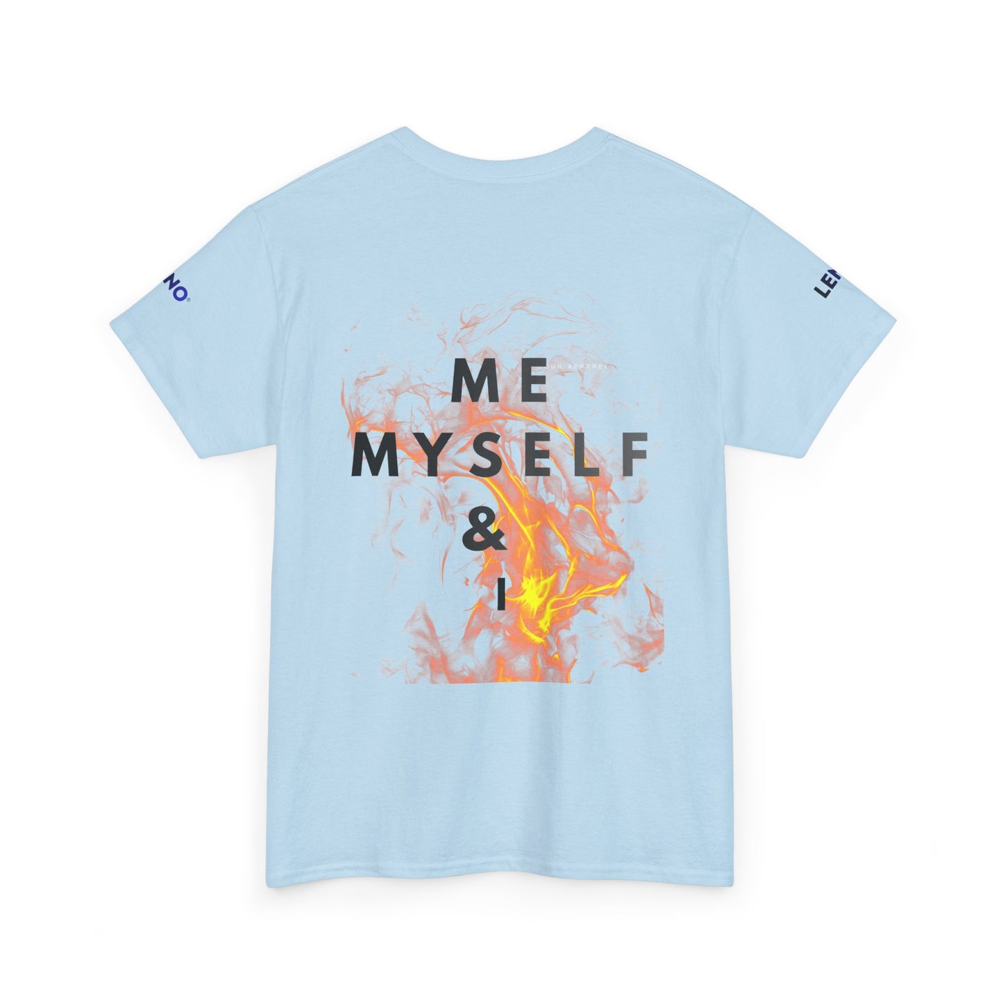 ME, MYSELF & I Flame Graphic Tee