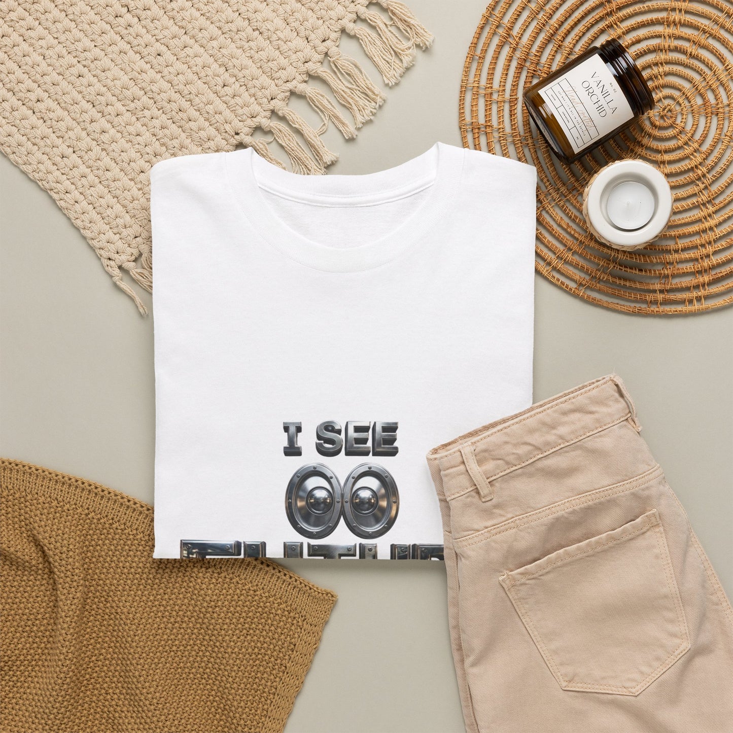 I See Future Tee — Retro Telescope Graphic T-Shirt