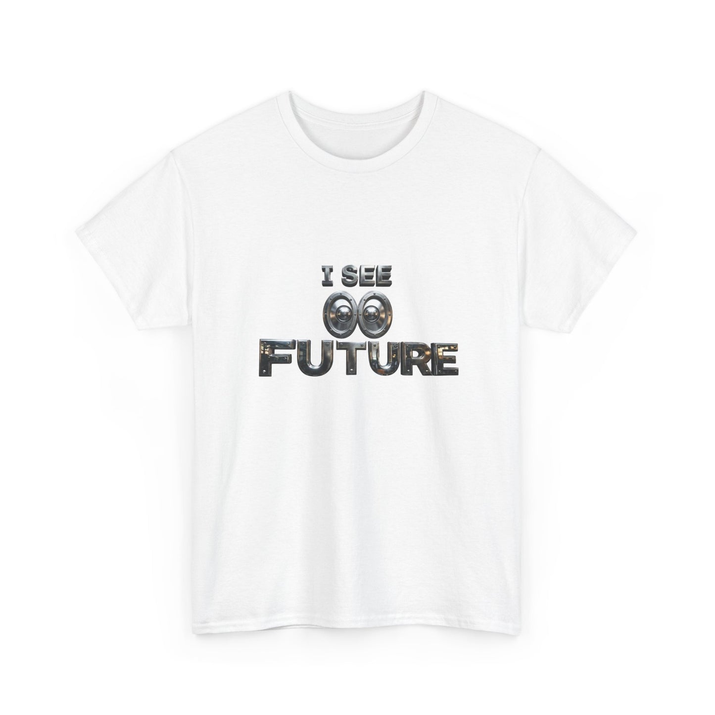 I See Future Tee — Retro Telescope Graphic T-Shirt