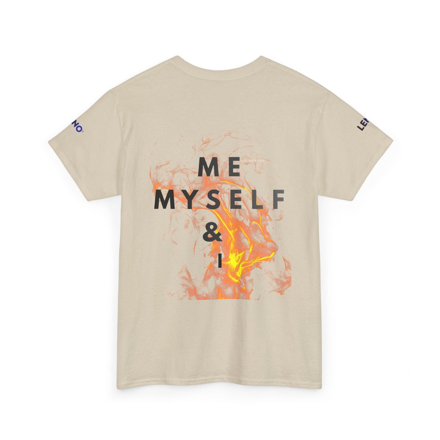 ME, MYSELF & I Flame Graphic Tee
