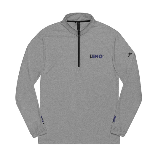 Embroidered Quarter-Zip Pullover — 'LENO' adidas® Performance Top