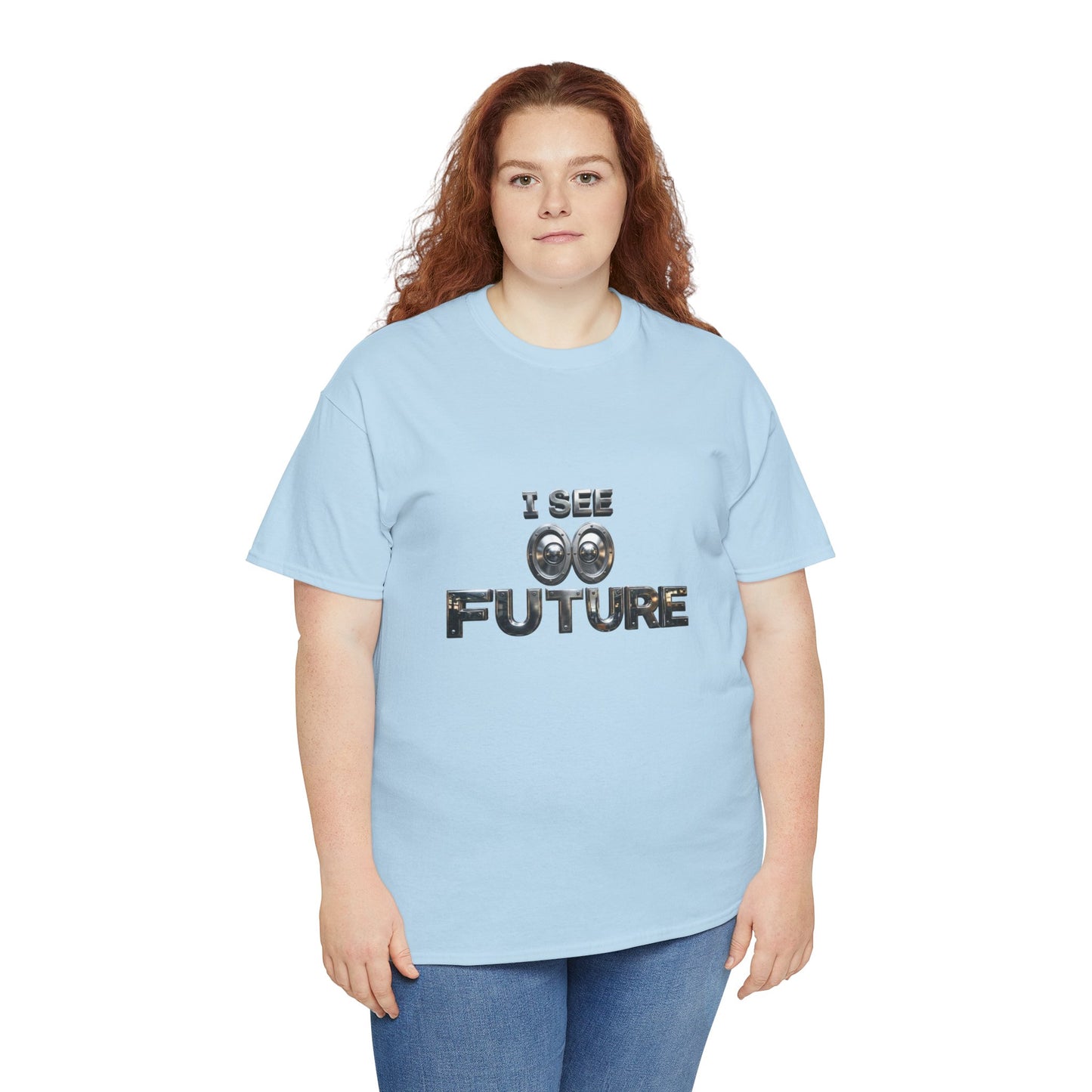 I See Future Tee — Retro Telescope Graphic T-Shirt