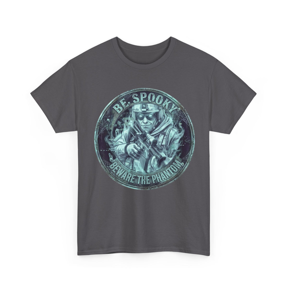 Be Spooky T-Shirt — 'Beware the Phantom' Ghost Mask Halloween Tee