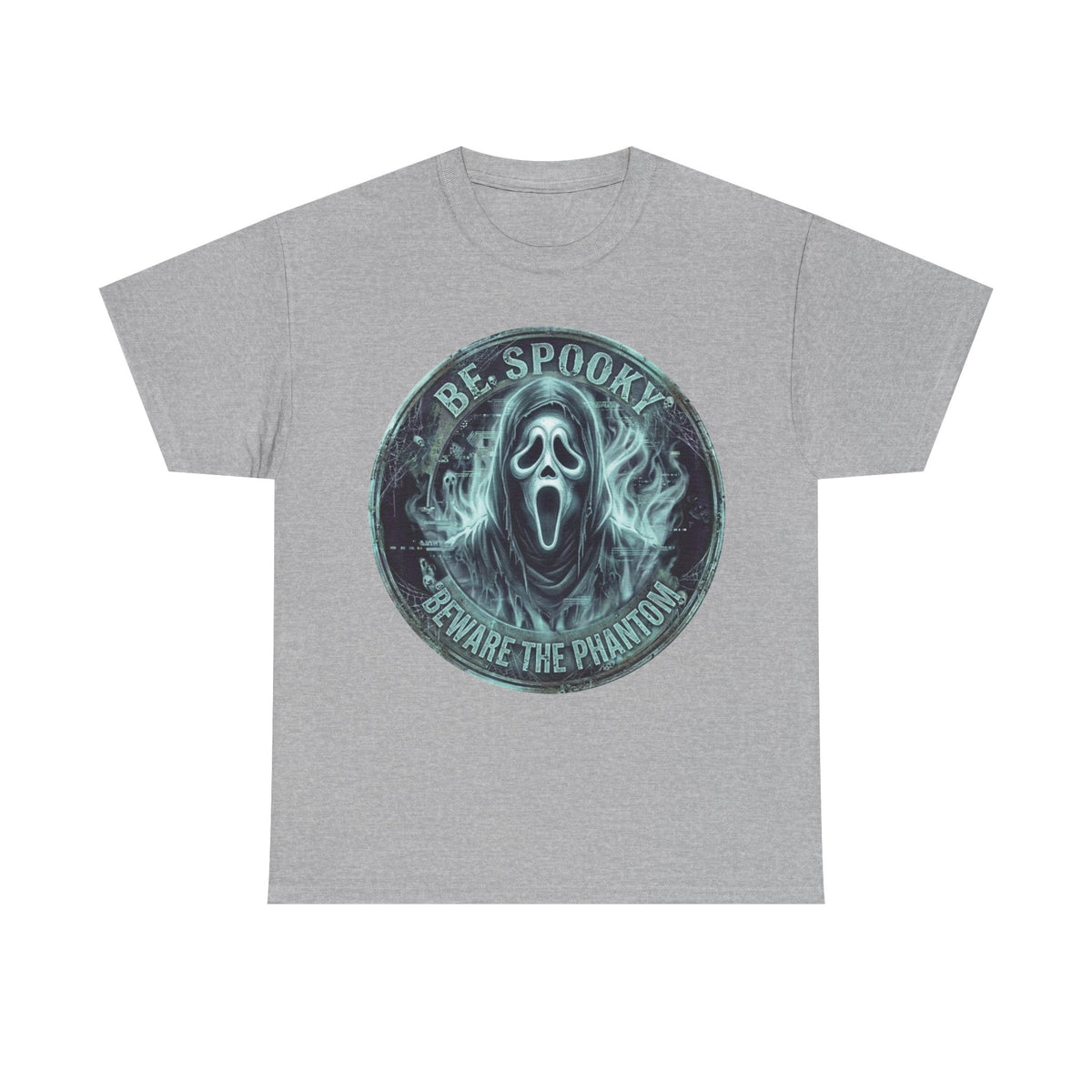 Be Spooky 'Beware the Phantom' Graphic Tee — Halloween Ghost Mask Shirt