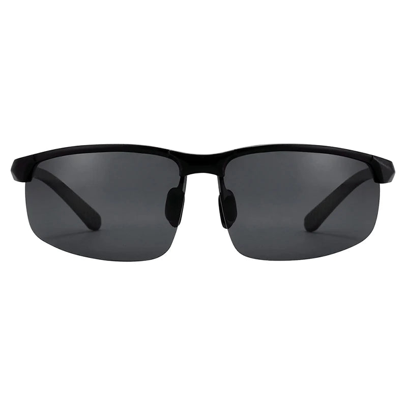 BARCUR Aluminium Magnisium Sport Sunglasses Polarized Light Weight Driving Glases Men Women