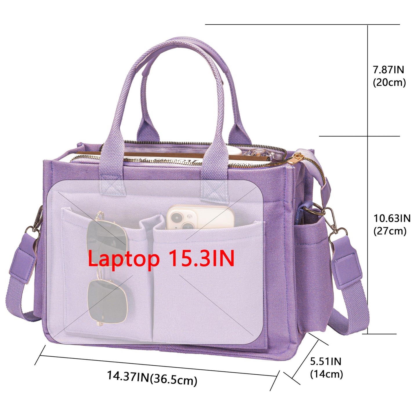 Amazon New Women's Large Canvas Handbag Laptop Crossbody Bag Mummy Bag Daily Bag Handbag