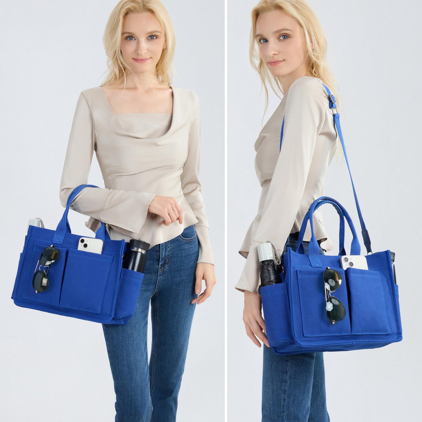 Amazon New Women's Large Canvas Handbag Laptop Crossbody Bag Mummy Bag Daily Bag Handbag