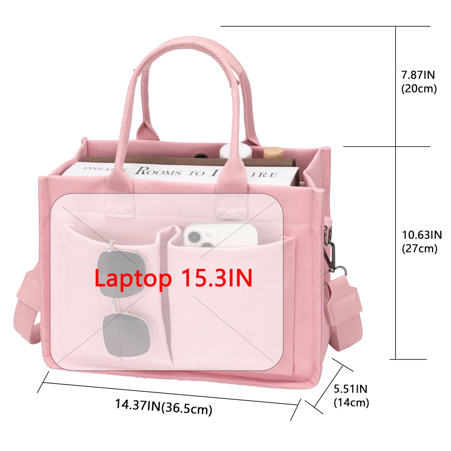 Amazon New Women's Large Canvas Handbag Laptop Crossbody Bag Mummy Bag Daily Bag Handbag