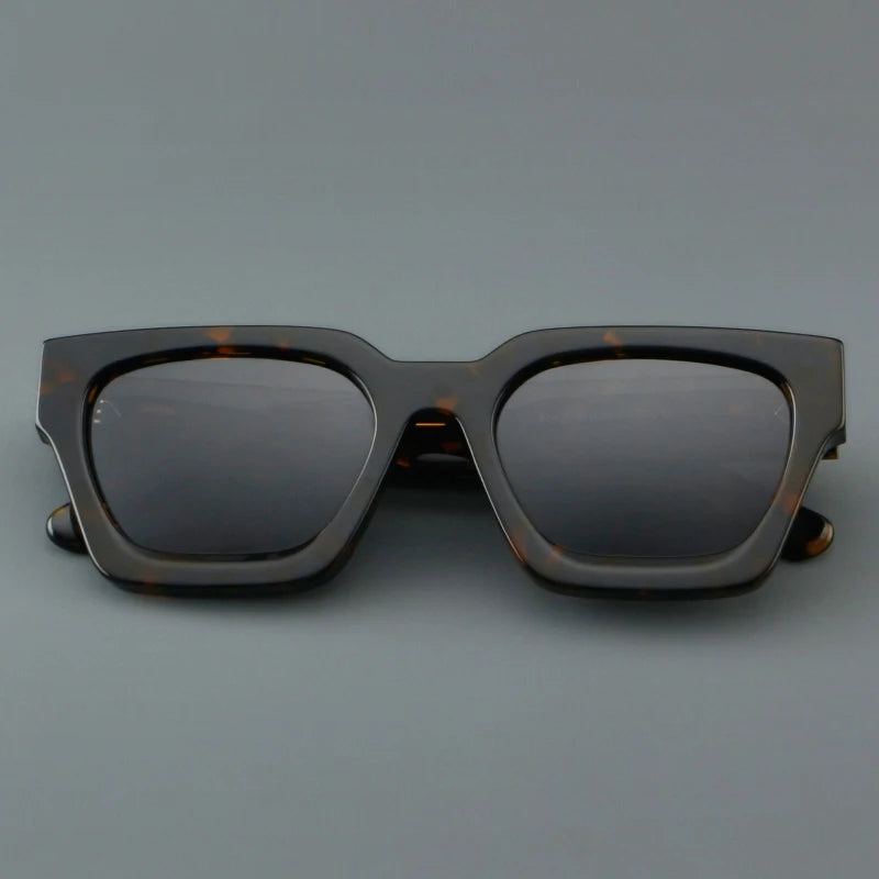 OKH Women Acetate Sunglasses New Fashion High End Luxury Brand Outdoor UV400 Handmade Plate Square Men Retro SUN GLASSES B39