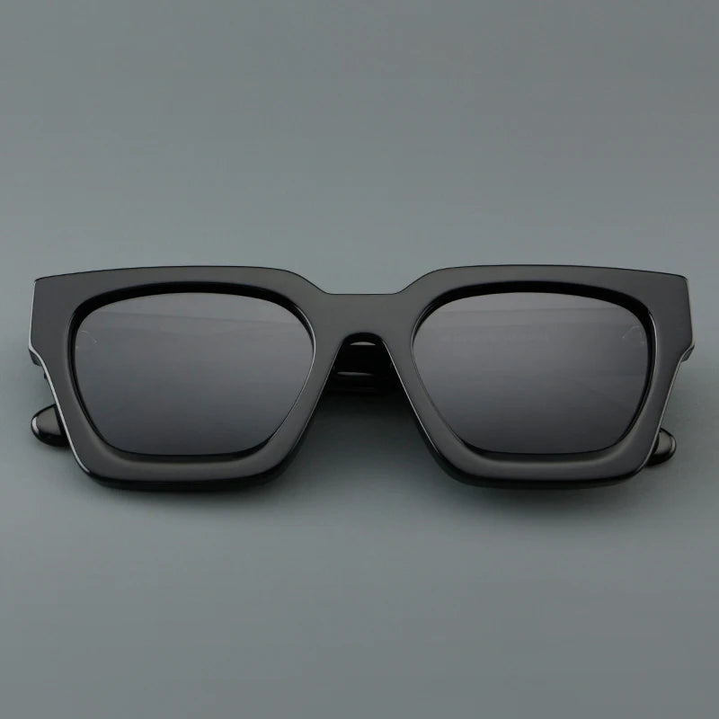 OKH Women Acetate Sunglasses New Fashion High End Luxury Brand Outdoor UV400 Handmade Plate Square Men Retro SUN GLASSES B39