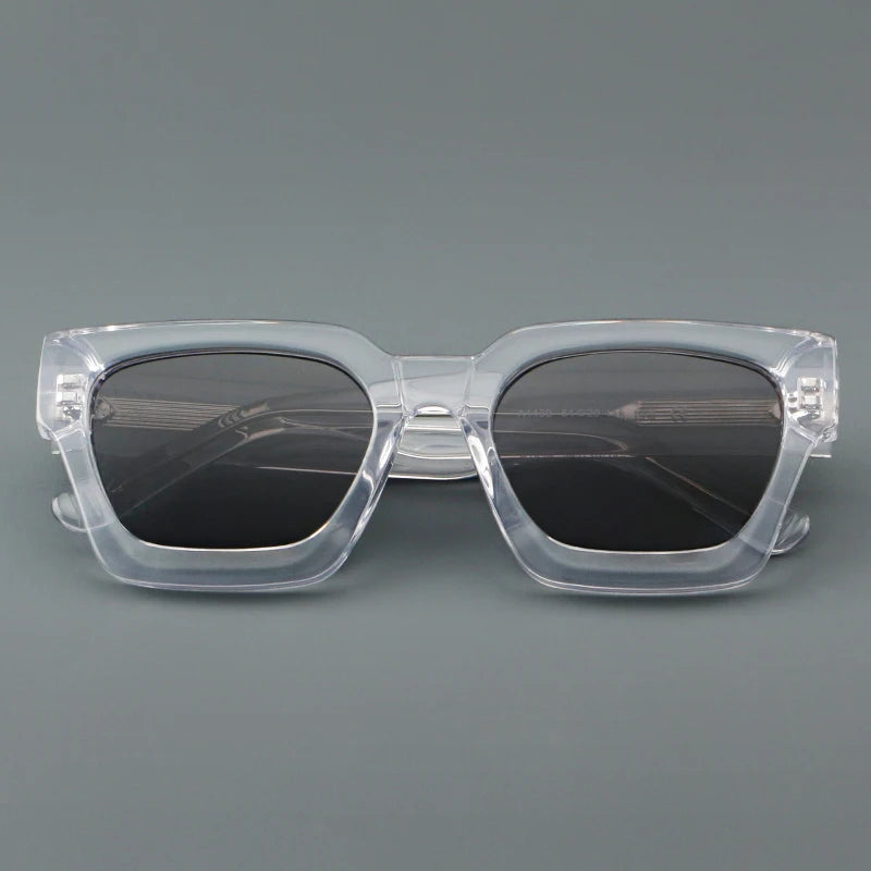 OKH Women Acetate Sunglasses New Fashion High End Luxury Brand Outdoor UV400 Handmade Plate Square Men Retro SUN GLASSES B39