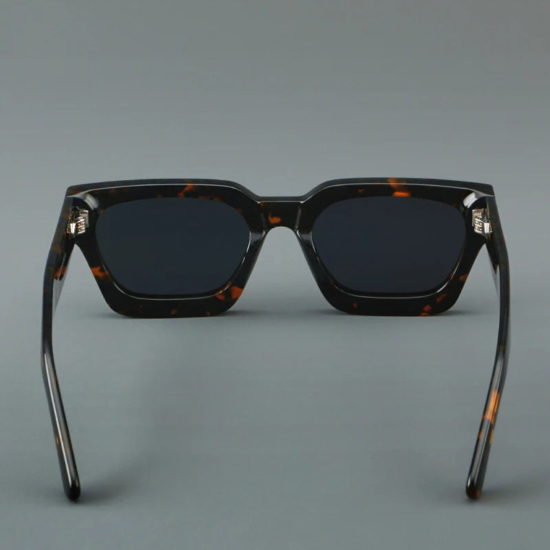 OKH Women Acetate Sunglasses New Fashion High End Luxury Brand Outdoor UV400 Handmade Plate Square Men Retro SUN GLASSES B39