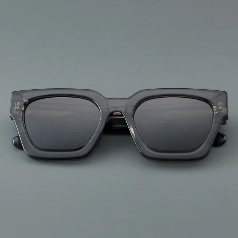 OKH Women Acetate Sunglasses New Fashion High End Luxury Brand Outdoor UV400 Handmade Plate Square Men Retro SUN GLASSES B39