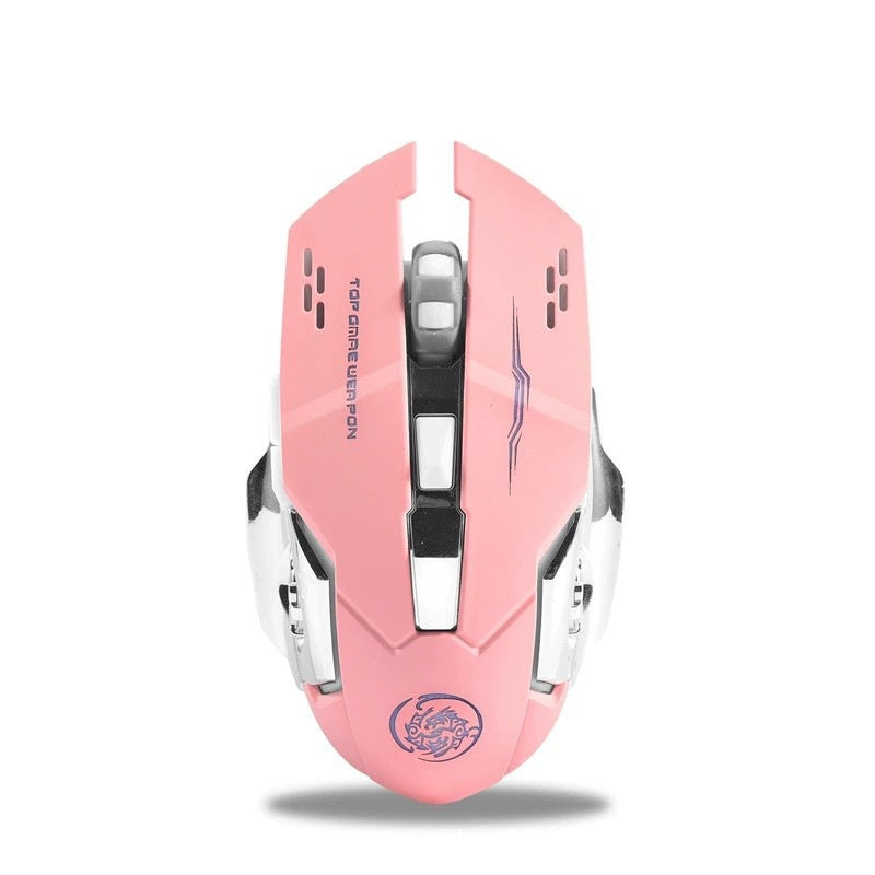 Wired Gaming Mouse, Wireless Bluetooth Charging For Laptops